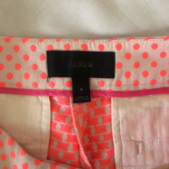 J. CREW polka dot scalloped shorts - Picture 4 of 4